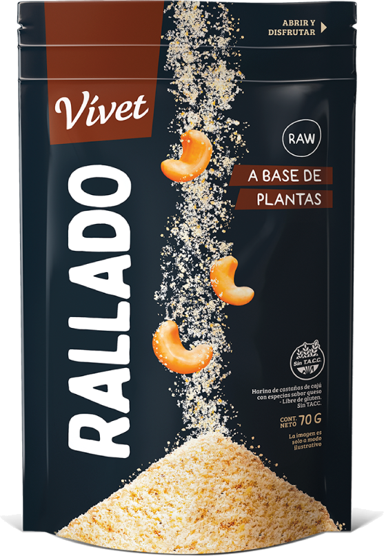 Rallado VÍVET — Doypack 70g