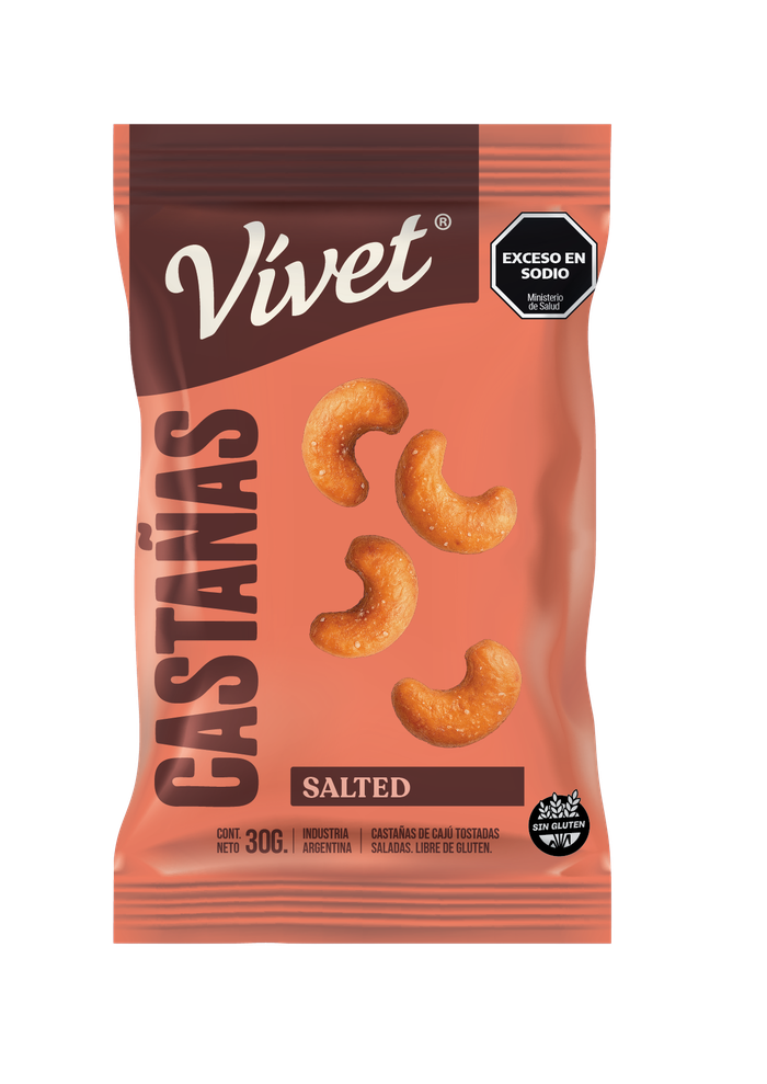 Castañas Salted 30g
